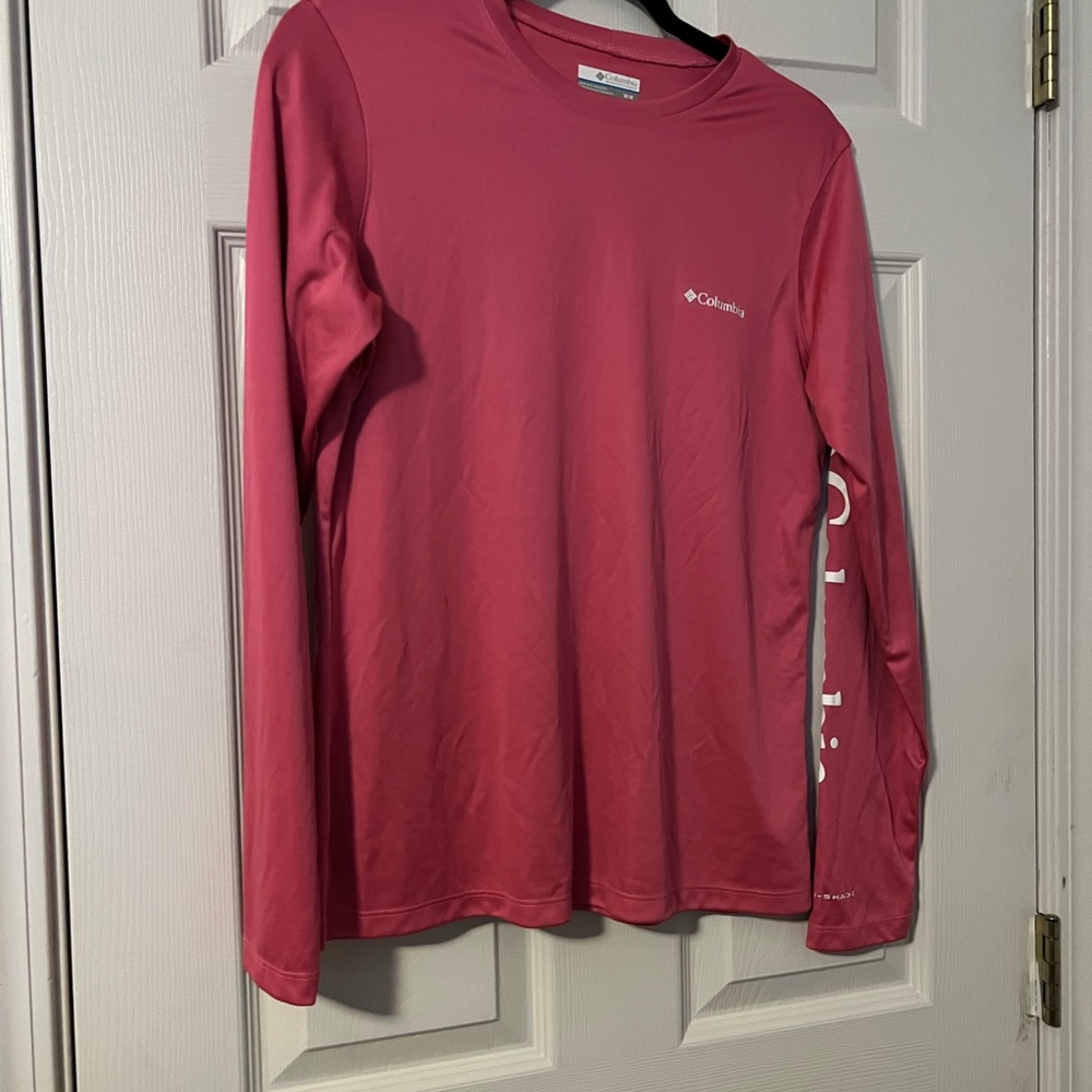 Columbia Pink Long Sleeve Shirt